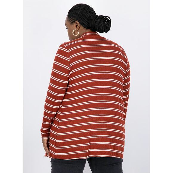 Market & Spruce Stitch Fix Barona Brushed Knit Cardigan Sweater NWT Plus 1X Soft - Picture 4 of 11